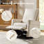 Fauteuil inclinable manuel, pivotant et berçant de 29,5 po Keech-1035964687