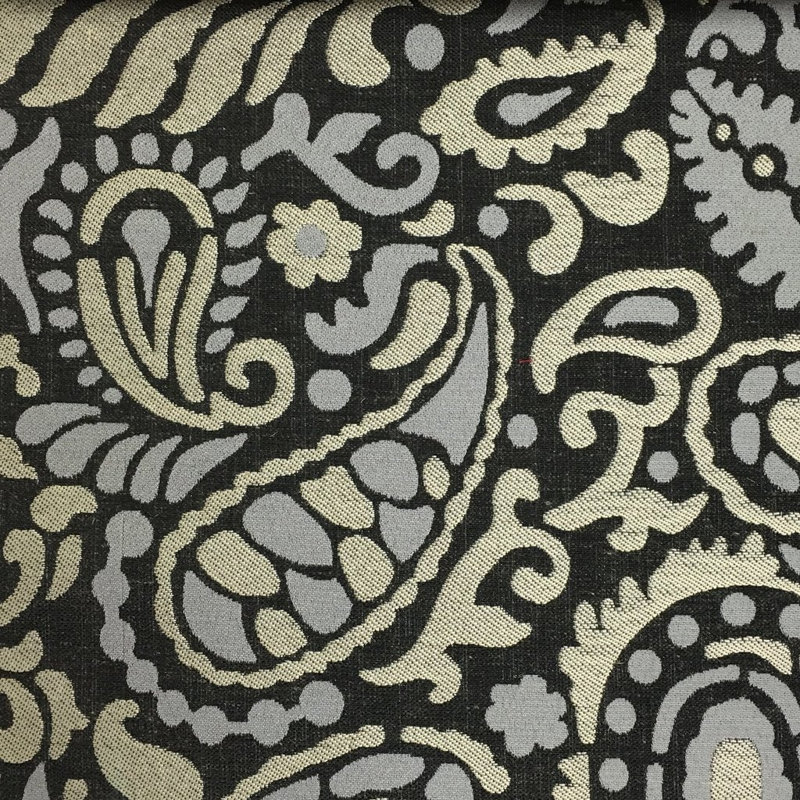 Tissu de revêtement Harley-Leavenworth Jacquard, Zinc