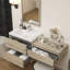 Meuble-lavabo mural Aliki avec évier en acrylique renforcé-10898801-25095436