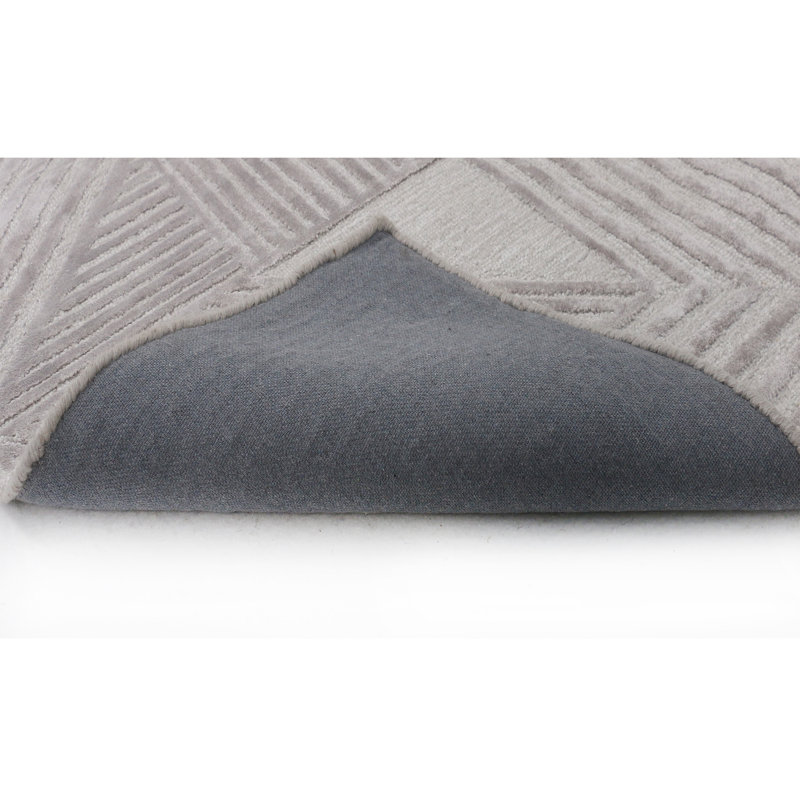 Mauve-lous Geometric Area Rug in Taupe, Rectangle 10' x 14'