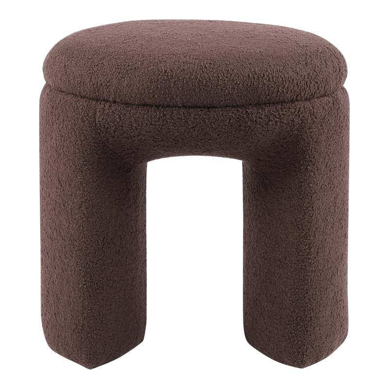 Tabouret d'appoint Monrock, Brun