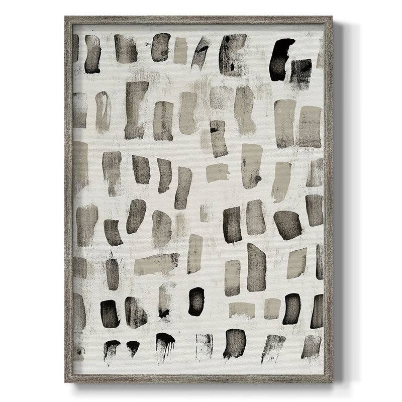 Reproduction encadrée ABSTRACT Series DLXVI - bois massif, H 21 po x l 17 po