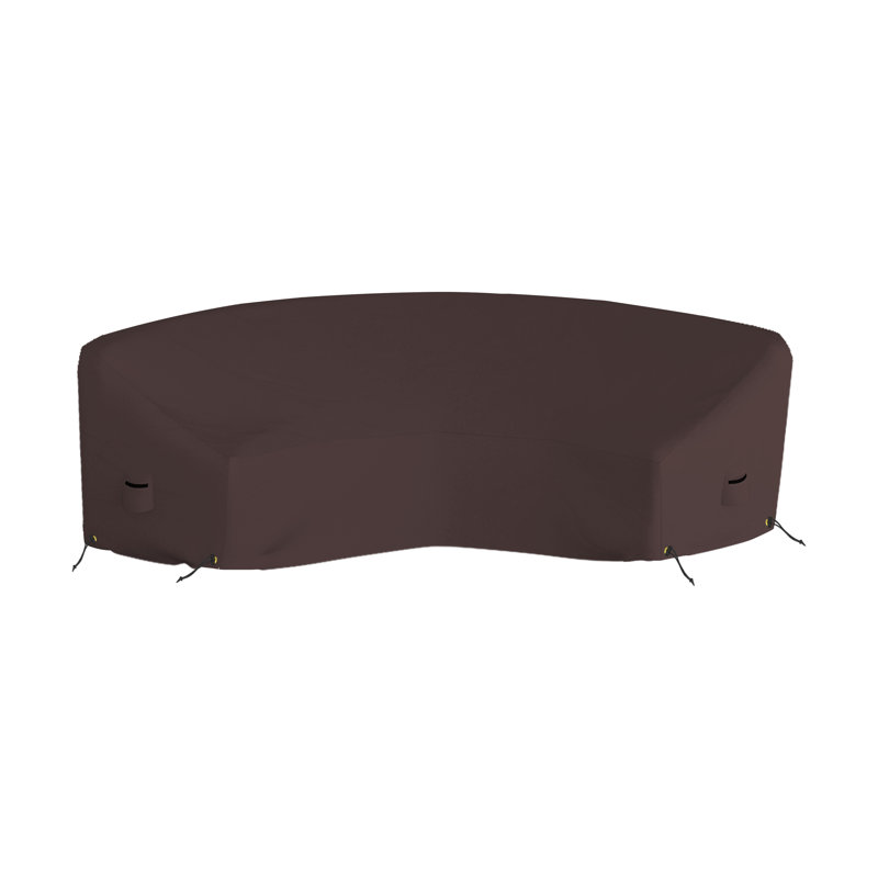 Outdoor Cover, Coffee, 96.5cm H x 304.8cm W x 91.4cm D