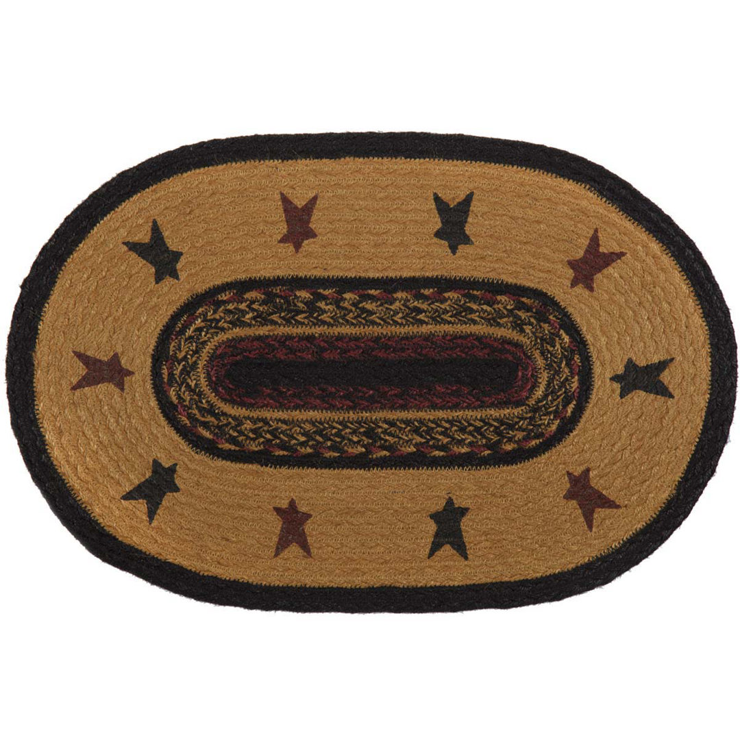 Erekson Geometric Oval Placemat (Set of 6) August Grove®