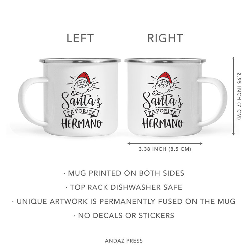 Tasse de camping militaire Yunus Santa's Favorite, Frère