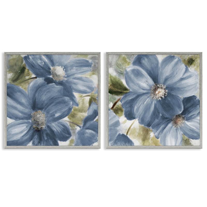 Ensemble de 2 giclées encadrées Floral Walk in Beauty, design par Lanie Loreth, Estampe numérique Farmhouse