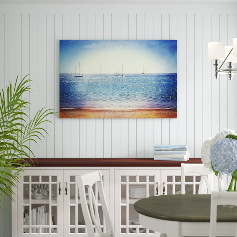Scene Along the Water II by Golie Miamee - Photograph, 20cm H x 30cm W, Wrapped Canvas