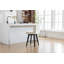 Tabourets pivotants rembourrés Degregory-321576651