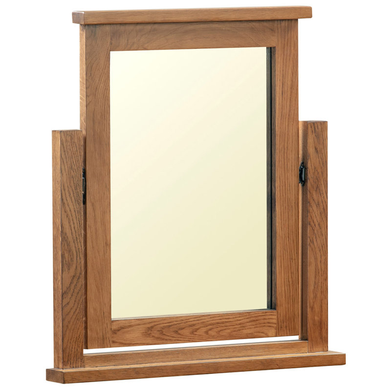 Carlyn Solid Wood Rectangle Floor Mirror