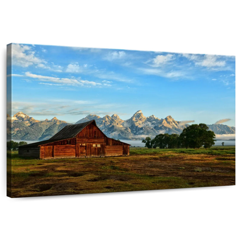 Alvord Grand Teton Moulton Barn, H 20 po x l 30 po