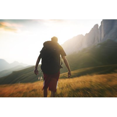 Friends Hiking Up Mountain by Piola666