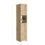 Armoire Ivany Slim avec quatre tablettes intérieures