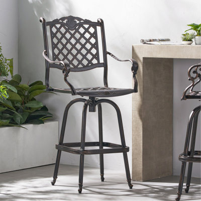 TABOURET DE BAR EN FONTE D'ALUMINUM