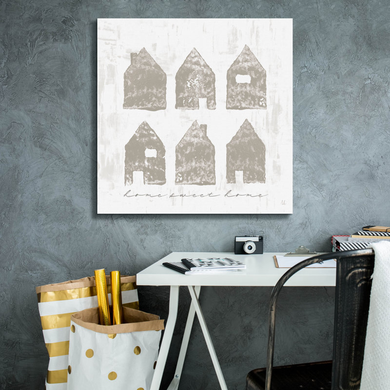 «Home Sweet Home IV» par Sarah Adams, H 26 po x l 26 po