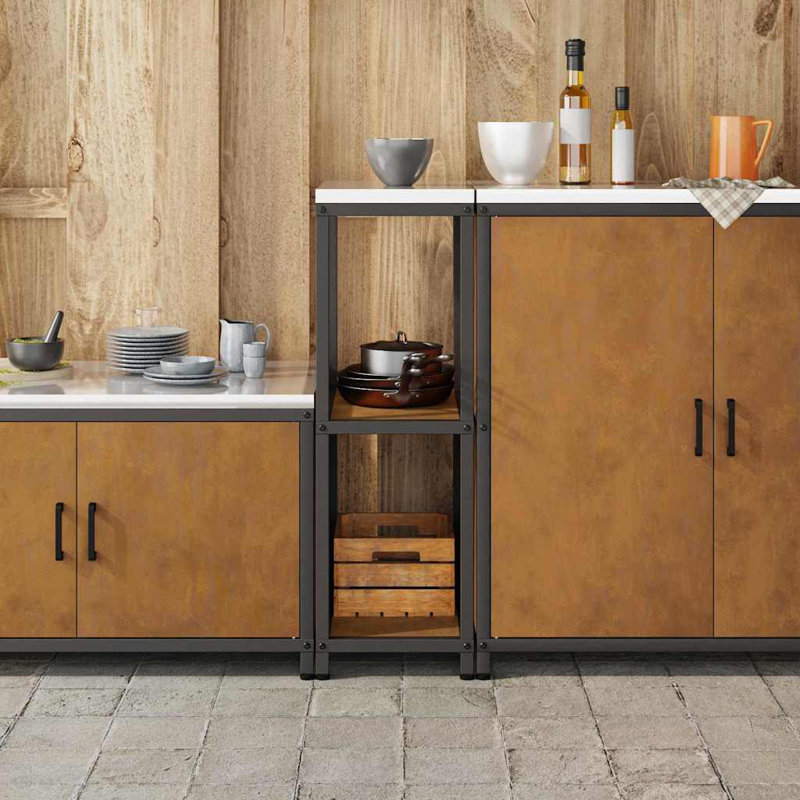 Kitchen Cabinet Set, 92cm H x 30cm W x 50cm D