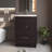 Sinclair Freestanding Bathroom Vanity With Sink, Two Doors And Bottom Drawer, Wengue-1664104534