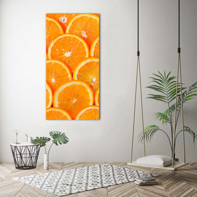 Orange Slices - Wrapped Canvas Print