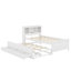 Lit plateforme avec tête de lit, USB, lit gigogne et tiroirs-367924041-367924043