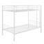 Lit superposé double en métal pour chambre à coucher, blanc -2111327601-2111327606