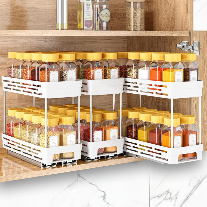 Garde-manger rétractable Radislav, Blanc