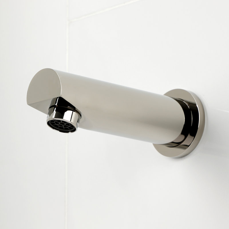 Robinet de baignoire à pression équilibrée à poignée simple Kingston Brass Concord, Nickel poli