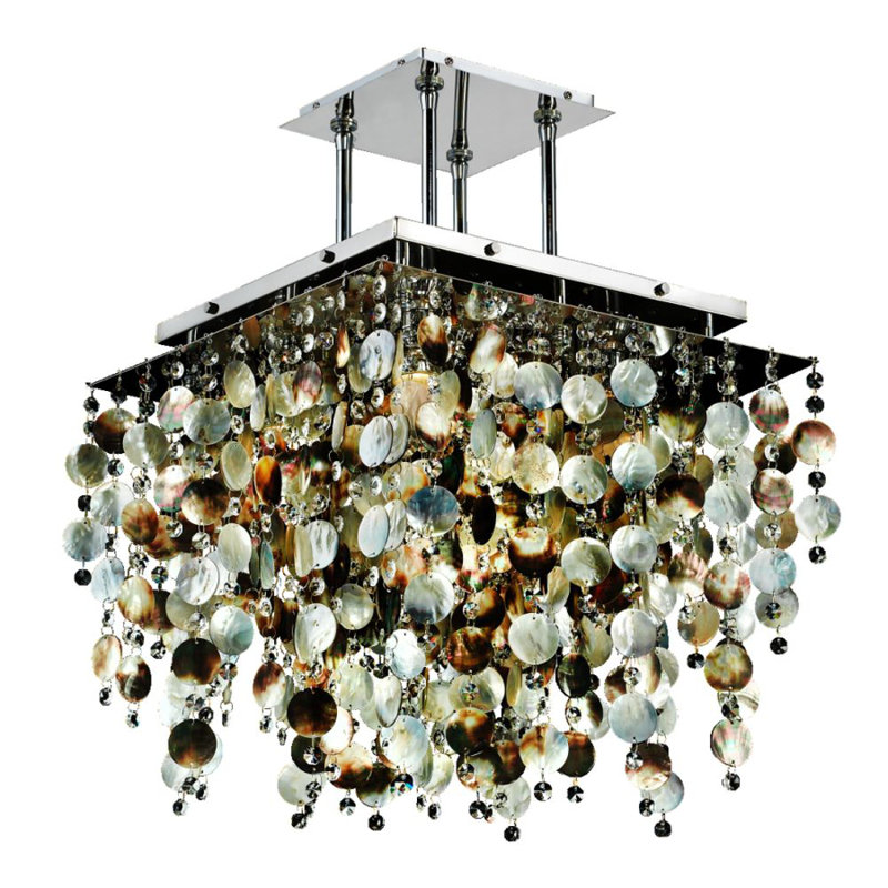 Everly Quinn Cohen-Arazi 5 - Light Unique / Statement Square ...