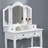 Vanity Make Up Table And Stool Set, Bedroom Vanity-1615348398