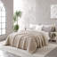 Couverture de lit Fluffy Waffle Weave Polyester Chenille-1467072402-1467072401
