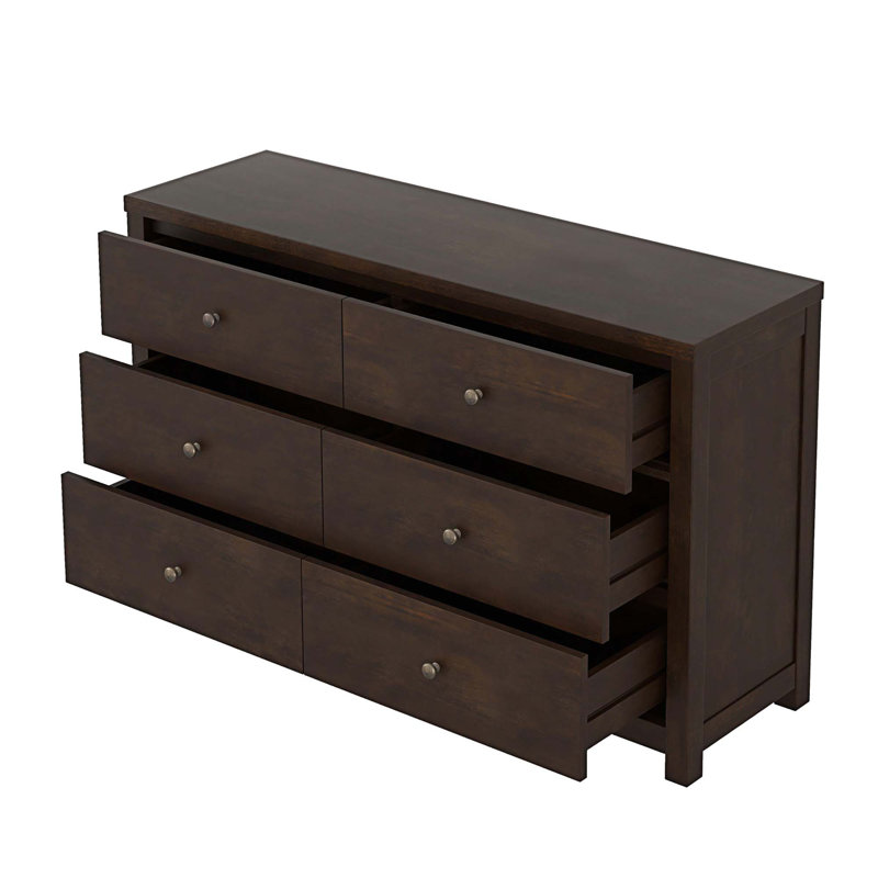 Commode à six tiroirs