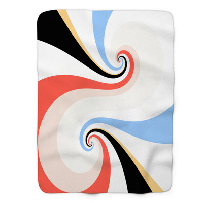 Motif Groovy - 1 pièce Sherpa Premium