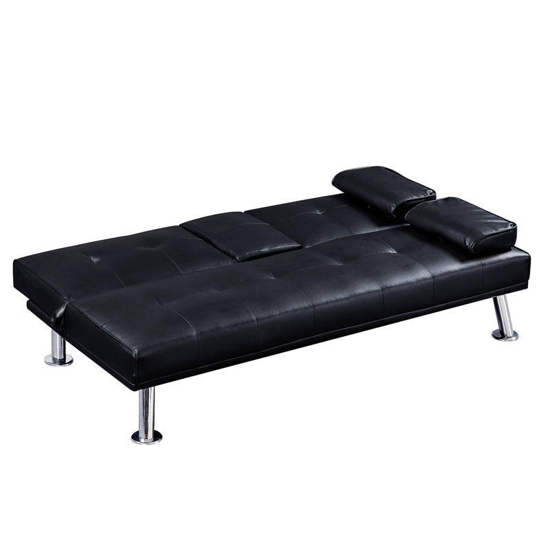Similicuir 65,75 po Keianna, Velours noir