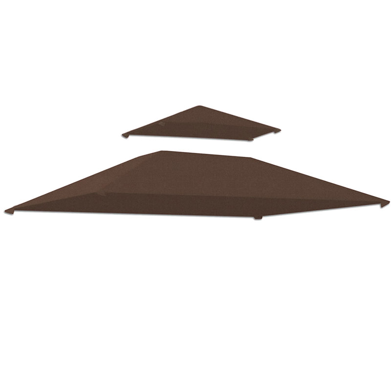 Auvent de remplacement pour abri de jardin, Brun