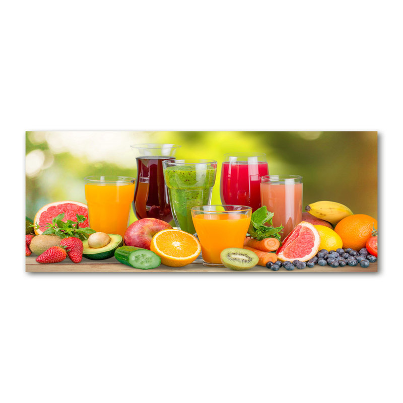 Fruit Juices - Wrapped Canvas Print