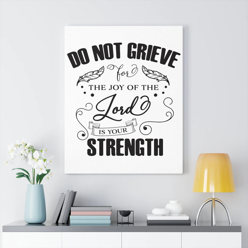 Do Not Grieve - Wrapped Canvas Print, 41cm H x 30cm W