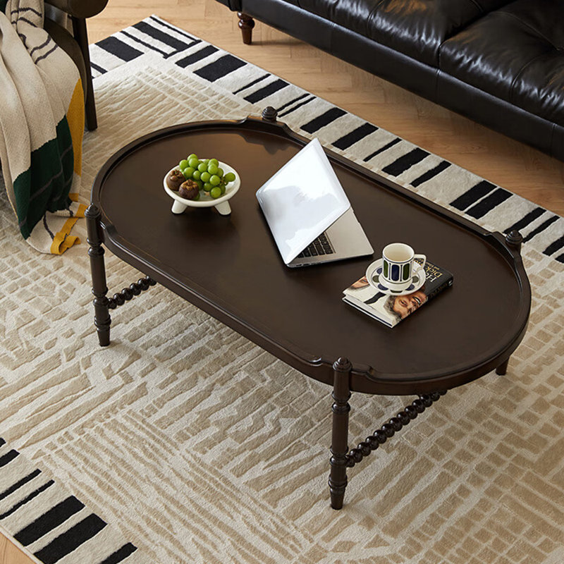Table basse de style rétro américain