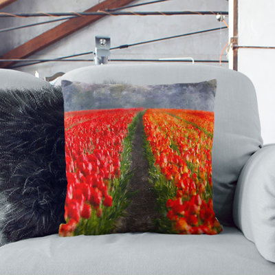Floral Square Cushion