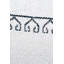 Greek Key Upholstered Outdoor Ottoman