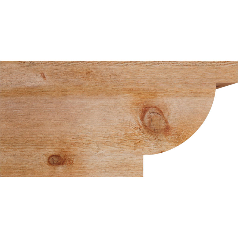 Alpine Rough Sawn, Cèdre rouge, H 12 po x l 24 po x P 6 po