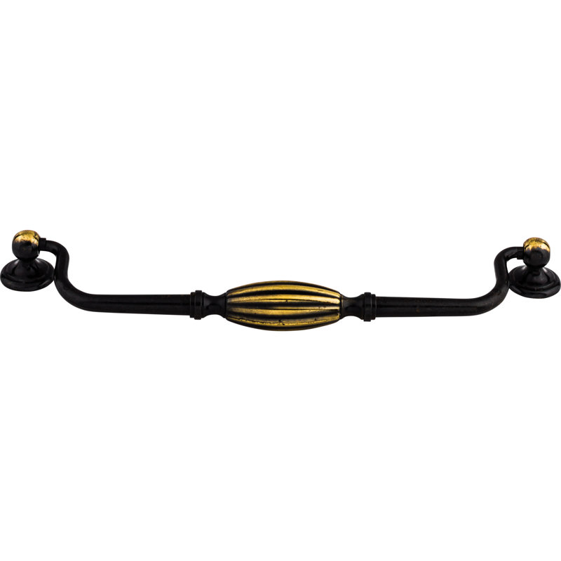 Tuscany Drop handle, Dark Antique Brass, 8 13/16" Center to Center
