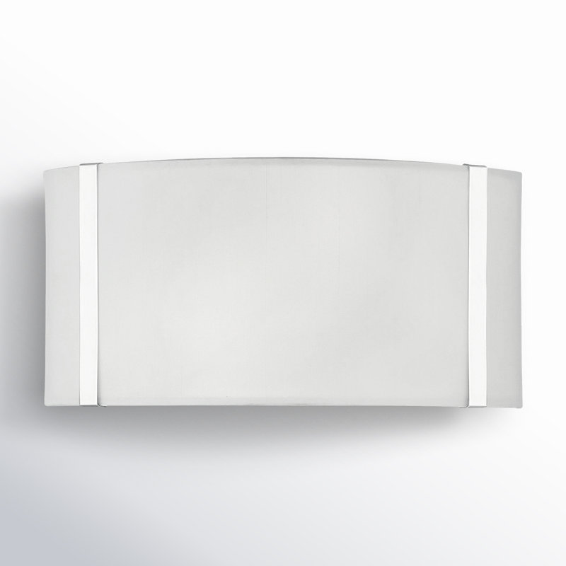 Altman Steel Flush Mounted Sconce, Polished Nickel