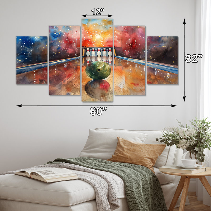 Selph - Bowling Wall Art Print Set
