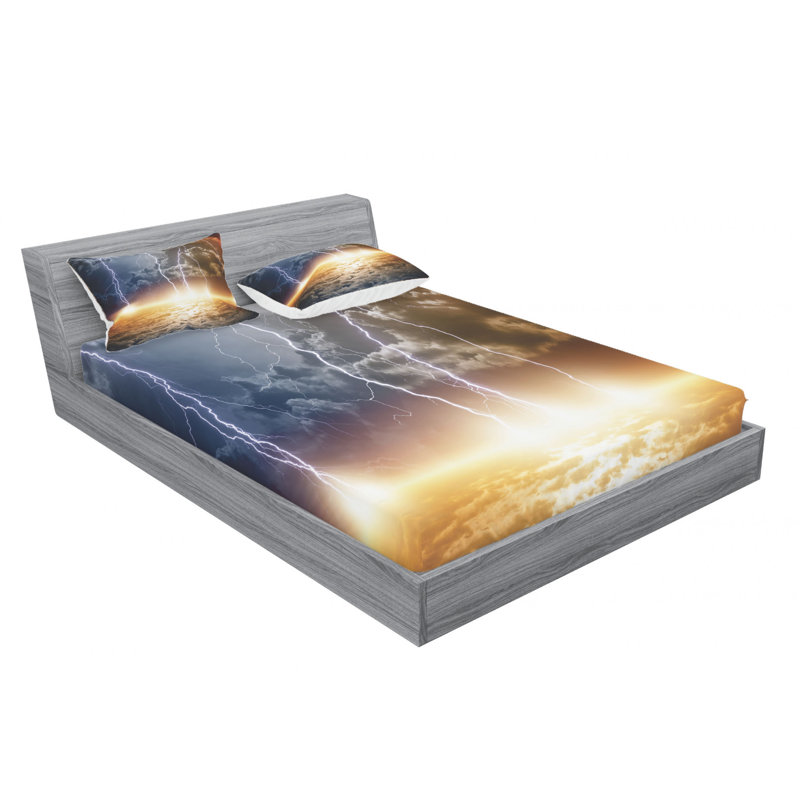 Microfiber Sheet Set, Full Sheet Set with Fitted Sheet