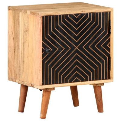 Niobrara 40cm W Solid + Manufactured Wood Bedside Table