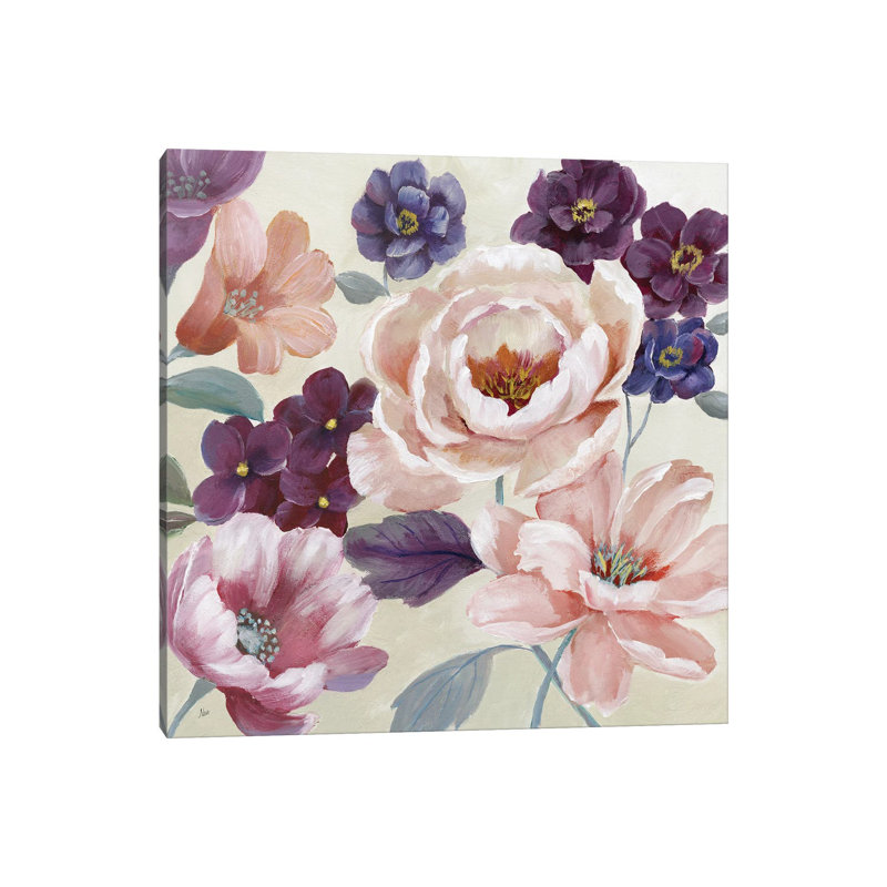Soft Romance By Nan - Wrapped Canvas Painting by Nan - Wrapped Canvas Painting, 93.98 cm H x 93.98 cm W
