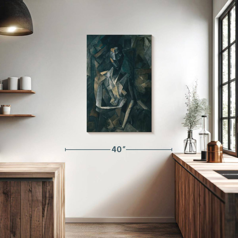 Avery Seated Nude, 36" H x 24" W