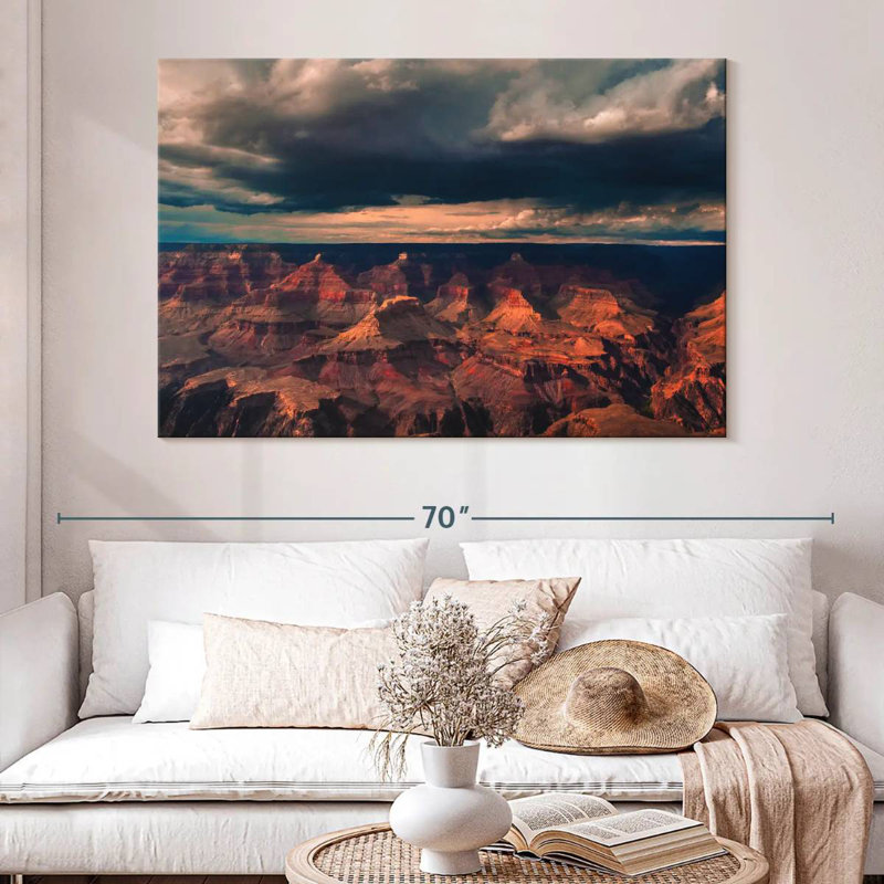 Alvord tempête sur le Grand Canyon, H 34 po x l 51 po