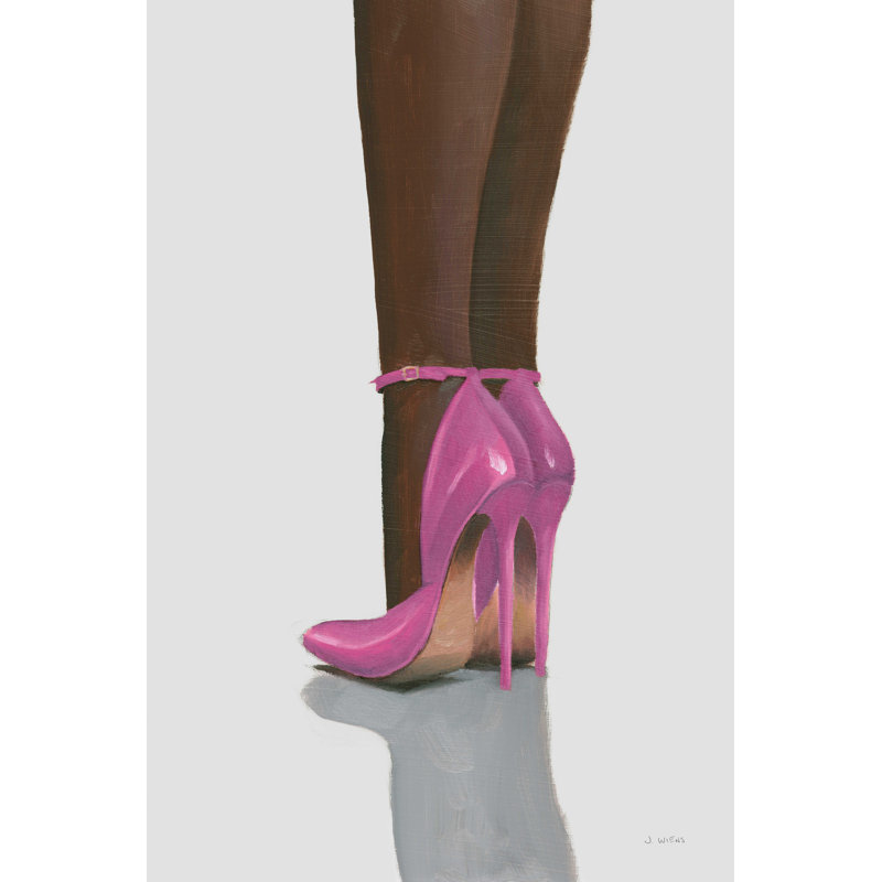 «Divine I Pink» par James Wiens - impression sur toile tendue, L 32 po x H 48 po
