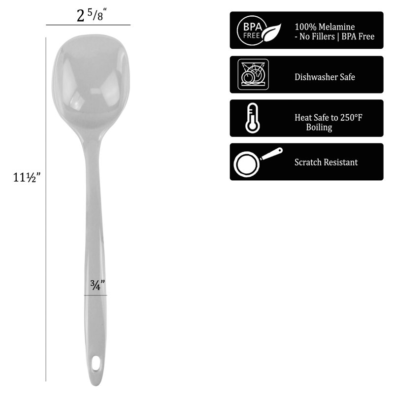 Reston Lloyd Melamine Cooking Spoons, Pink
