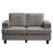 Modern 56" Chenille Loveseat Sofa, Compact 2-seater With Solid Wood Frame For Small Spaces & Apartments-221358410