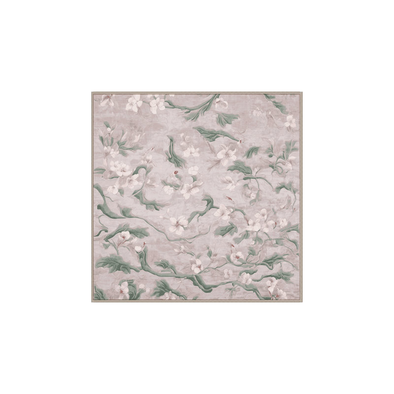 Machine Washable Beige Area Rug, Square 3'